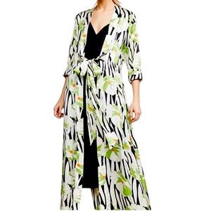 Jill Jill Stuart NWT green floral multi print kimono/dress